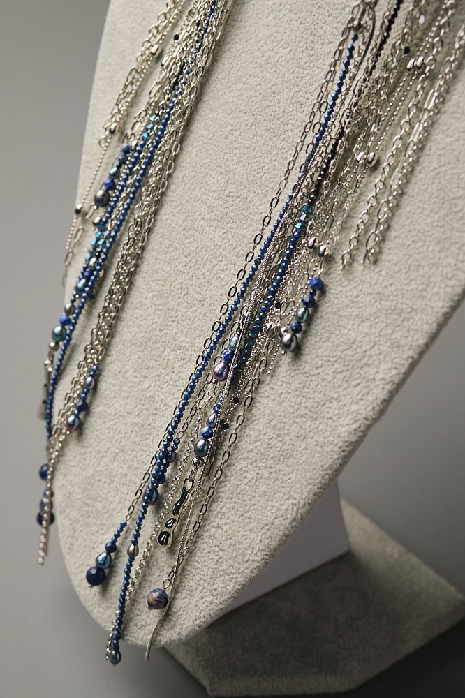 Колье «Каскад» с натуральным жемчугом - фото 5