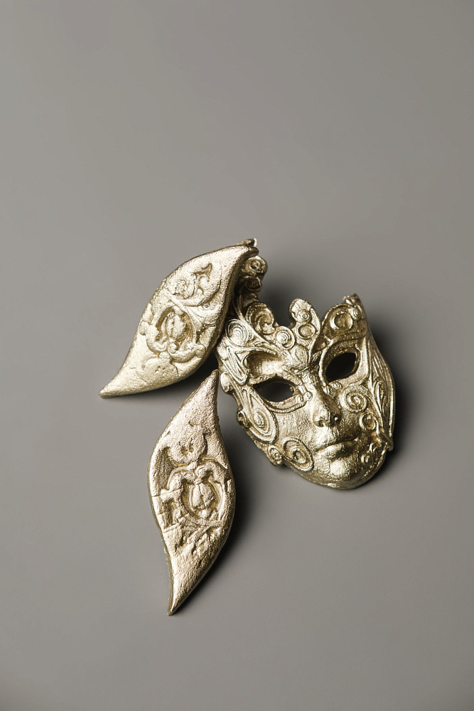 Серьги и кольцо «Карнавал». Цвет: шампань - фото 5