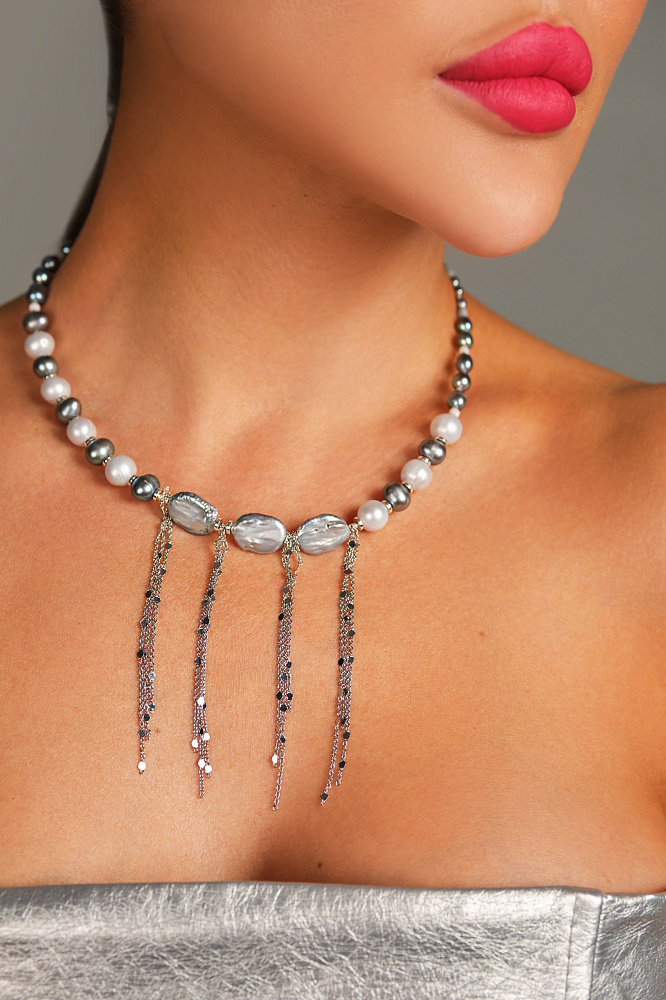 Колье «Шик» из натурального жемчуга - фото 4